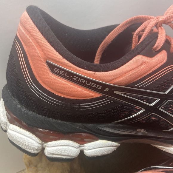 ASICS Women's GEL-Ziruss 3 Running Shoes 1012A466 SIZE 9 peach and black - Picture 8 of 8
